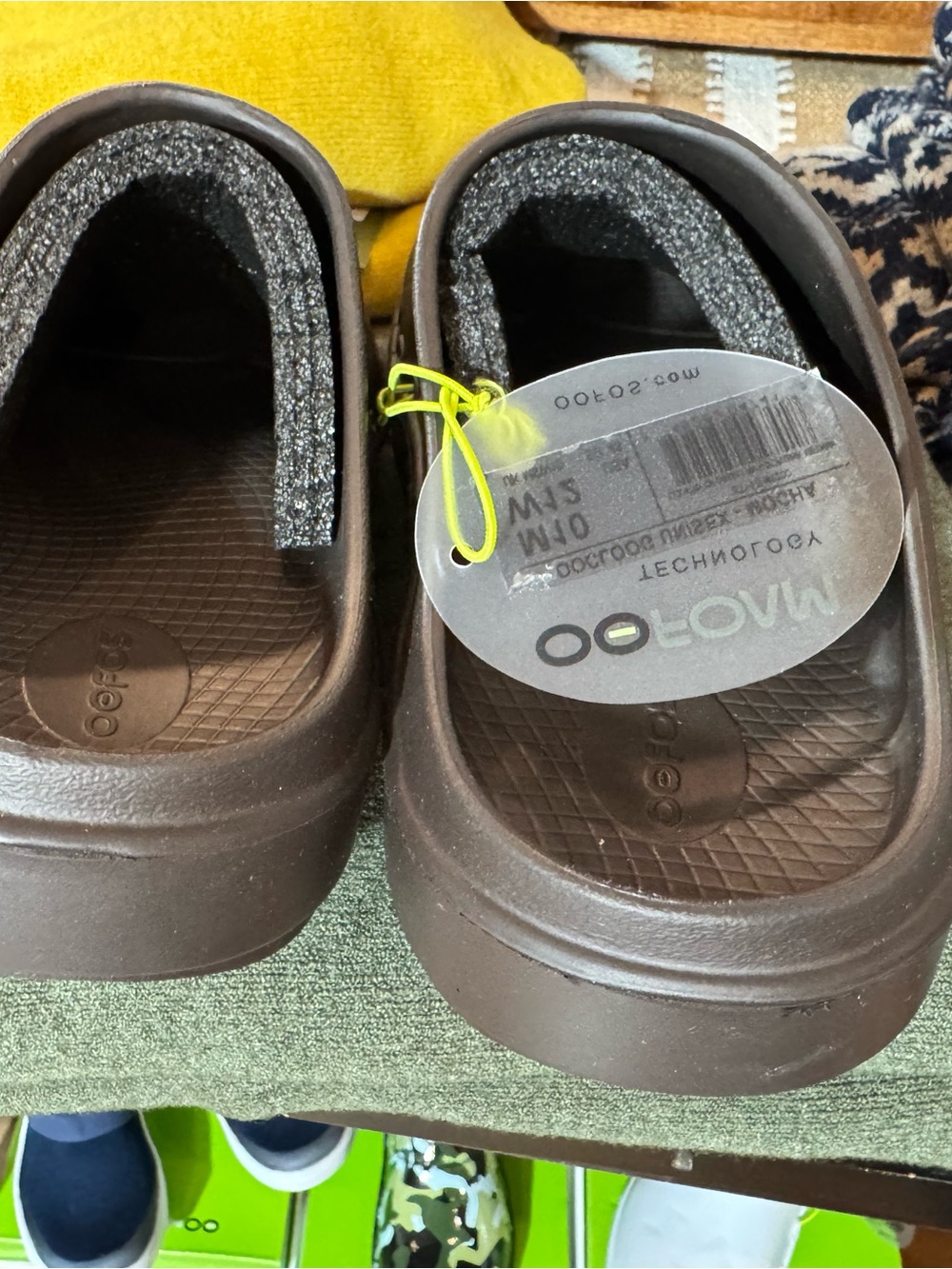 OOFOS Mocha Brown Slip-On Recovery Clog | M10/W12 | NEW